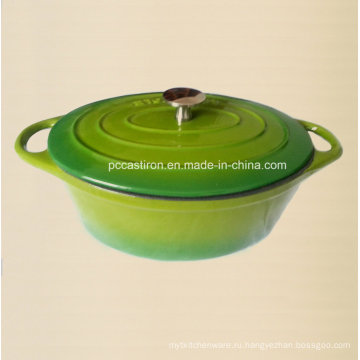 Эмаль Чугунная посуда Кастрюля Производитель Из Китая Размер: 25X18X9cm